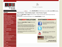 Tablet Screenshot of cabinetmakerssupply.com